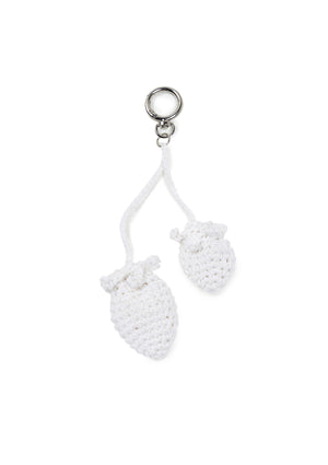 Mused Handmade Strawberry Keyring