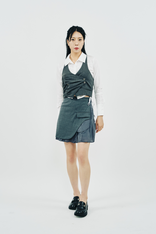SHIRT PLEATS SKIRT