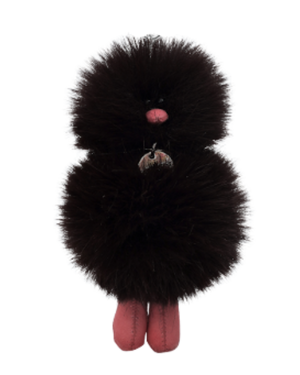 Mini Bird Keyring - ダークブラウン Dark Brown -