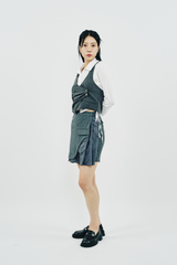 SHIRT PLEATS SKIRT