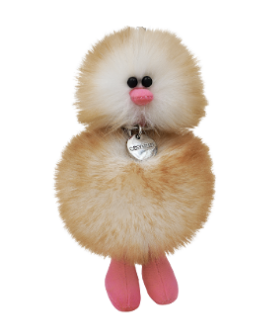 【予約販売】Mini Bird Keyring - マシュマロ Marshmallow -