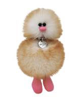 【予約販売】Mini Bird Keyring - マシュマロ Marshmallow -