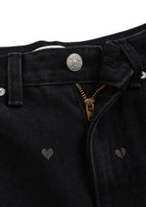 Heart Bleach Jeans