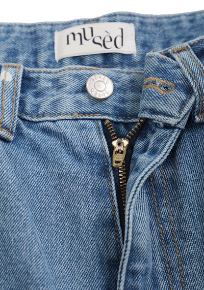 《mused》Heart Bleach Jeans