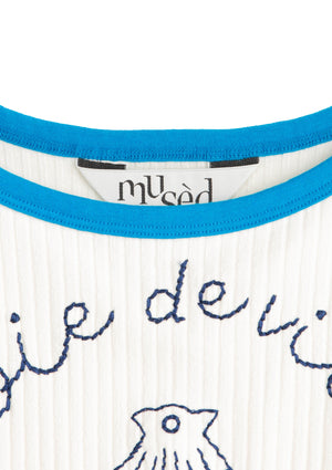 Sea Shell Emb Tank Top