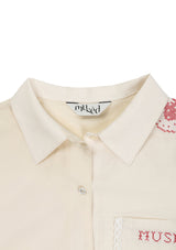 Cali EMB Shirt - Natural