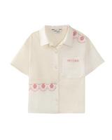 Cali EMB Shirt - Natural