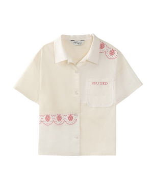 Cali EMB Shirt - Natural