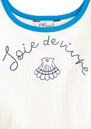 Sea Shell Emb Tank Top