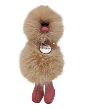 Mini Bird Keyring - オートミール Oatmeal -