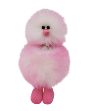 Mini Bird Keyring - ストロベリーシャーベット Strawberry sorbet -