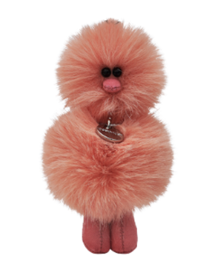 Mini Bird Keyring - プラム Plum -