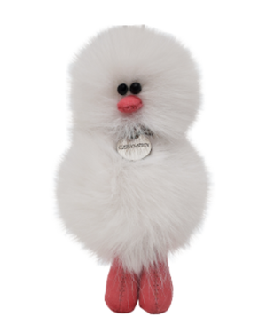 Mini Bird Keyring - ホワイト White -