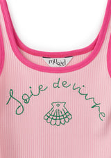 Sea Shell Emb Tank Top