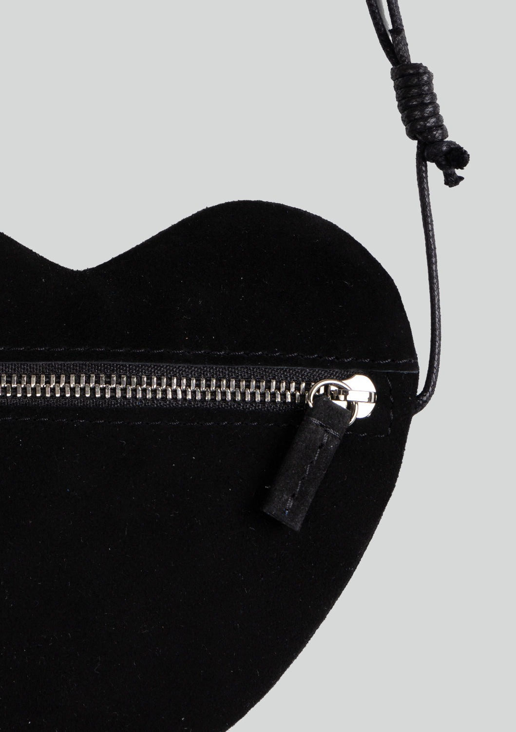 Mused Real Suede Heart Bag