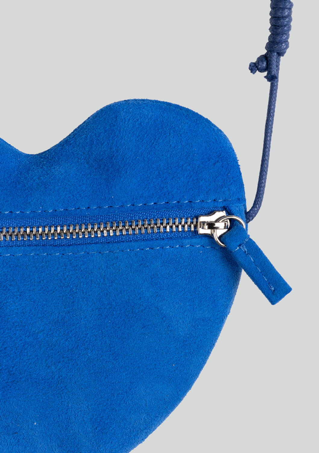 Mused Real Suede Heart Bag