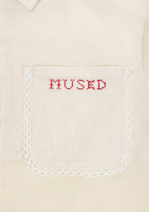 Cali EMB Shirt - Natural