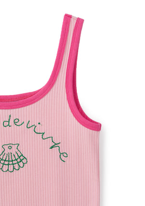 Sea Shell Emb Tank Top