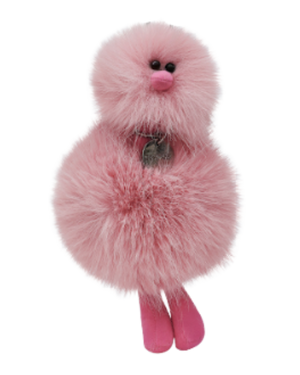 Ugly Bird Keyring - ピーチ Peach -