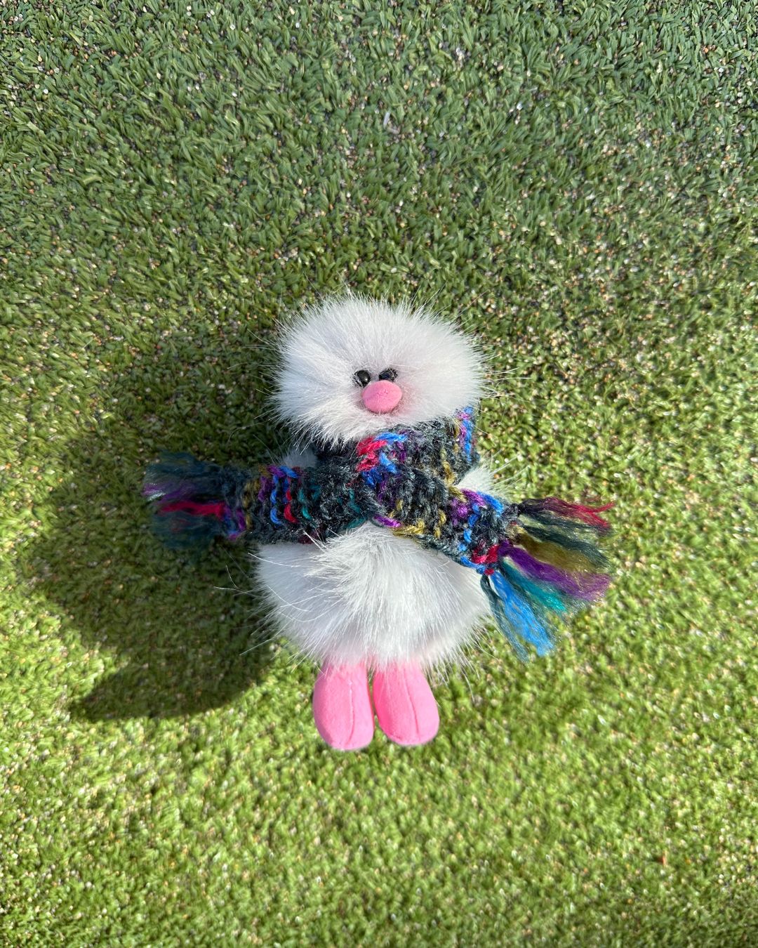 Mini Bird Keyring - ライトグレー Light gray -