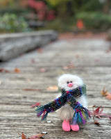 Mini Bird Keyring - ライトグレー Light gray -