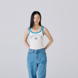 Sea Shell Emb Tank Top
