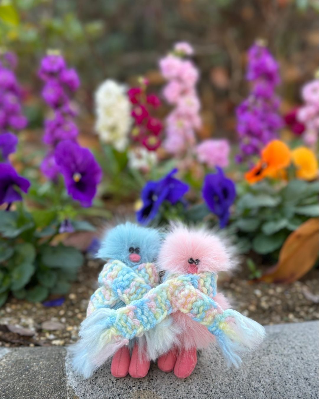 Mini Bird Keyring - チェリーブロッサム Cherry Blossom -