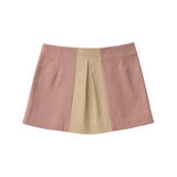 Double Zip Mini Skirt