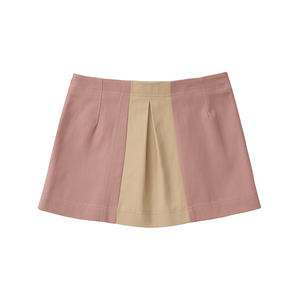 Double Zip Mini Skirt