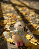 【予約販売】Mini Bird Keyring - マシュマロ Marshmallow -