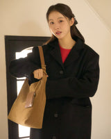 ANC SUEDE HOBO BAG & CARD WALLET SET