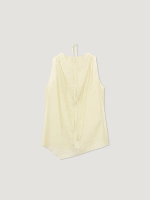 Drape See-Through Blouse