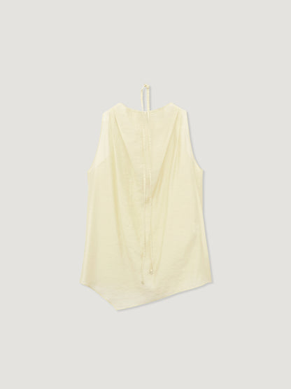 Drape See-Through Blouse