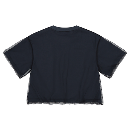 《CURRENT》AIME MESH LAYERED T-SHIRT