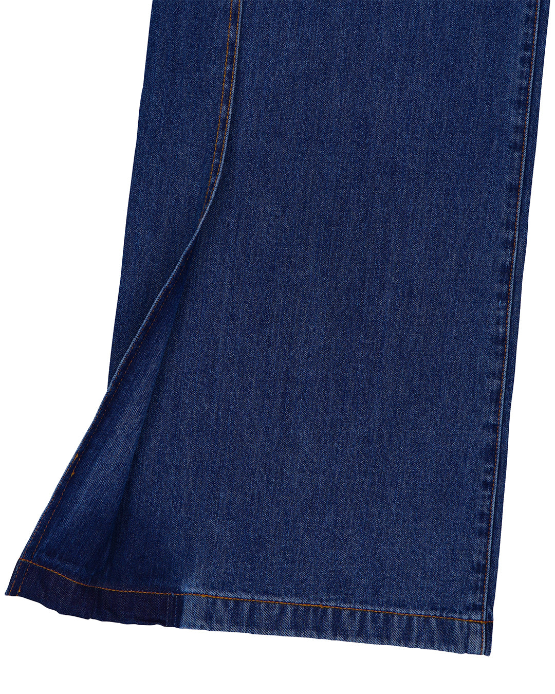 PLEATED WIDE DENIM PANTS