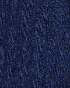 PLEATED WIDE DENIM PANTS