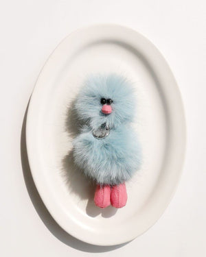 Mini Bird Keyring - スカイブルー Sky Blue -