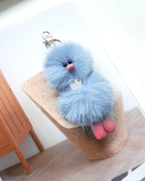 Mini Bird Keyring - ブルー Blue -