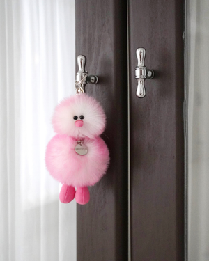 Mini Bird Keyring - ストロベリーシャーベット Strawberry sorbet -