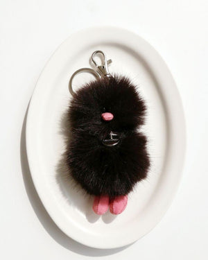 Mini Bird Keyring - ダークブラウン Dark Brown -