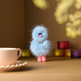 Mini Bird Keyring - ブルー Blue -