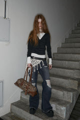 Destroyed Flared Jean