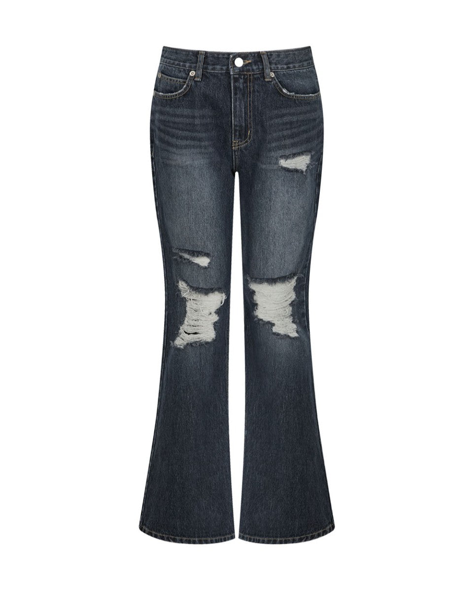 Destroyed Flared Jean