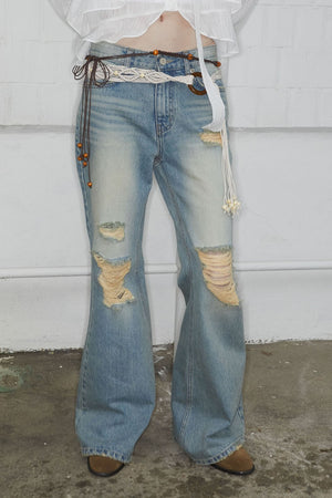 Destroyed Flared Jean