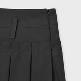 Double Layered Pleats Skirt