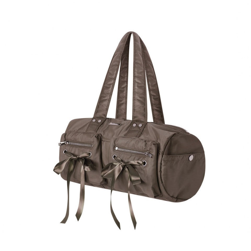 Double Ribbon Cargo Duffle Bag