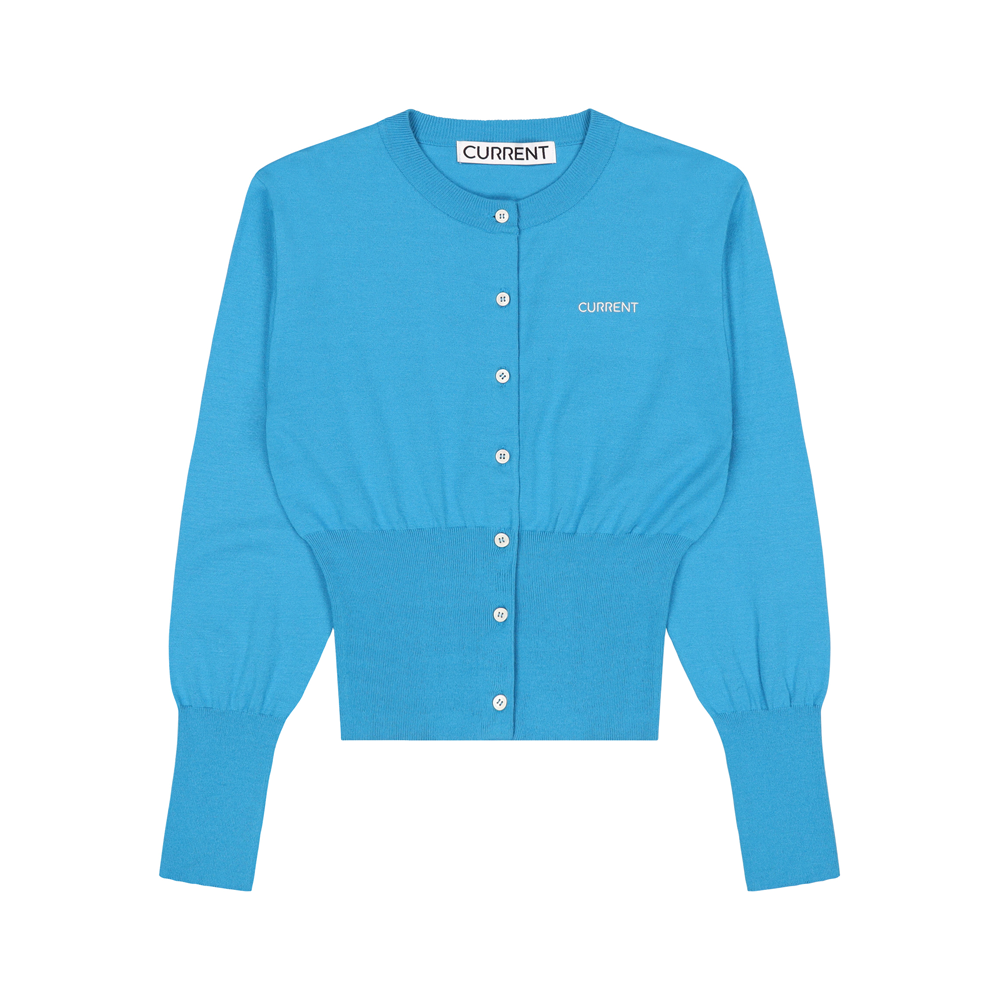《CURRENT》ESSENTIAL LOGO KNIT CARDIGAN
