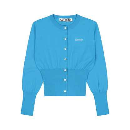 《CURRENT》ESSENTIAL LOGO KNIT CARDIGAN