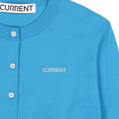 《CURRENT》ESSENTIAL LOGO KNIT CARDIGAN