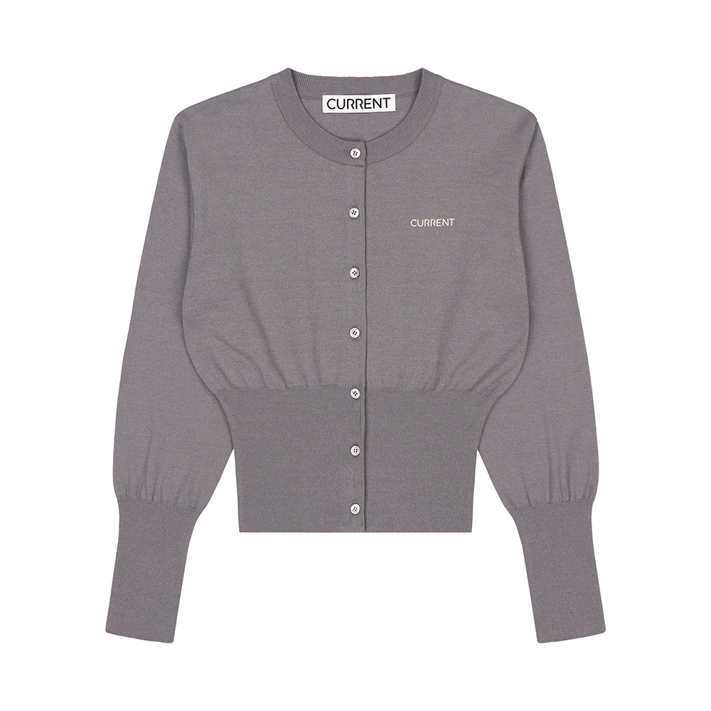 《CURRENT》ESSENTIAL LOGO KNIT CARDIGAN